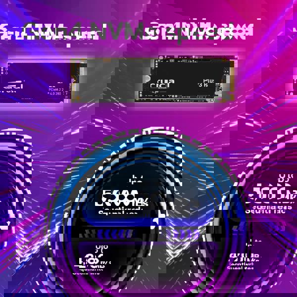 SSD CRUCIAL P3 PPLUS 500GB NVME